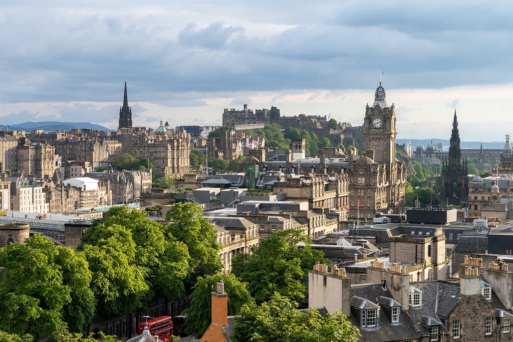 Skyline von Edinburgh