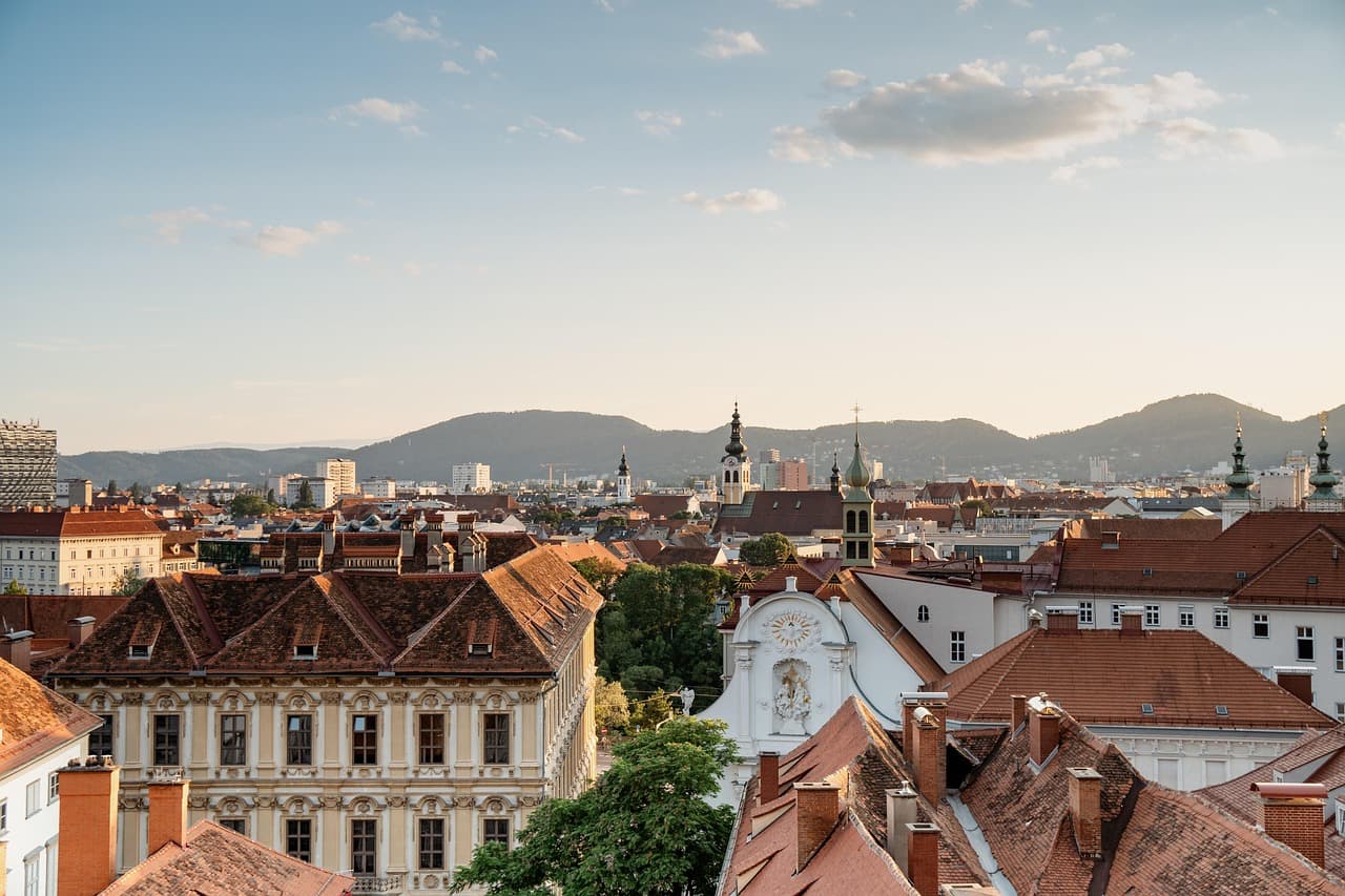 Skyline von Graz